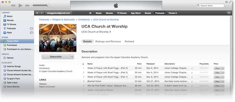 iTunes Screen Shot