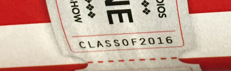 closeup of class ticket
